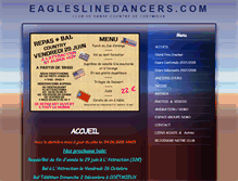 Tablet Screenshot of eagleslinedancers.com